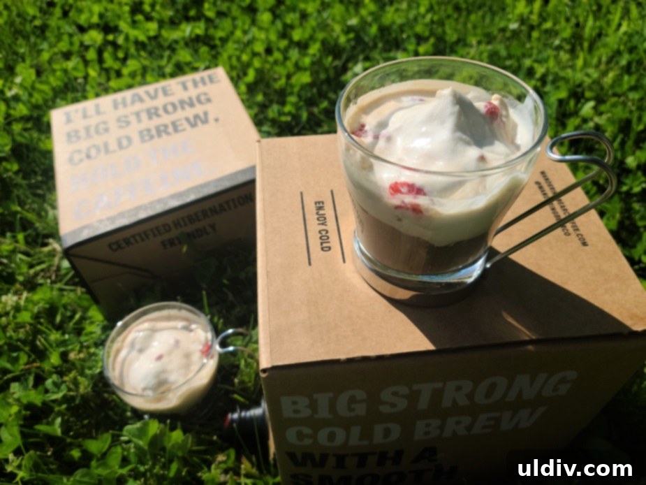 Your Summer Refresh Top Picks Beyond the Ice Cream Aisle 28 Wandering Bear cold brew served affogato-style over ice cream