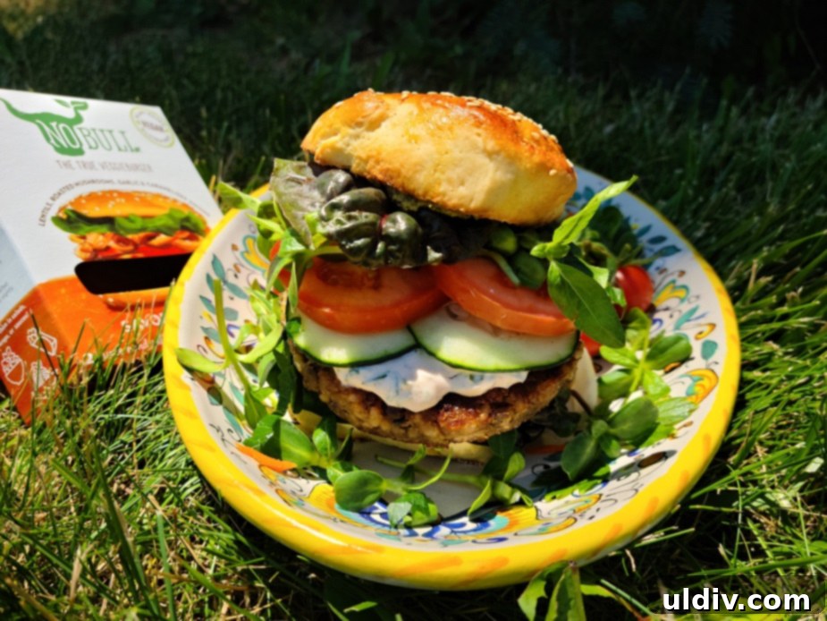 Your Summer Refresh Top Picks Beyond the Ice Cream Aisle 4 Close-up of a NoBull Burger patty before cooking