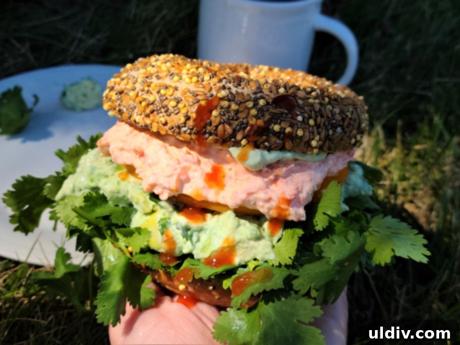 Vegan Favorites for World Vegan Month and Beyond 10 Plated Bagel Sandwich