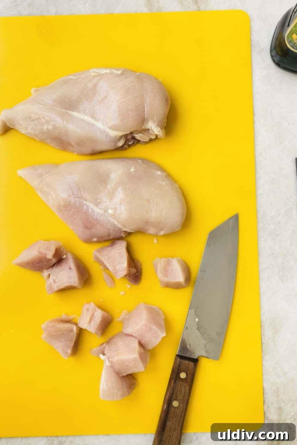 Succulent Lemon Herb Chicken 4 Whole boneless chicken breast and cut up pieces.