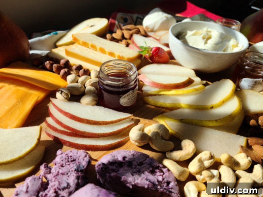 Festive Sweet Treats My Personal Picks For This Season And Always 8 Another view of the charcuterie board, highlighting the variety of textures and colors.