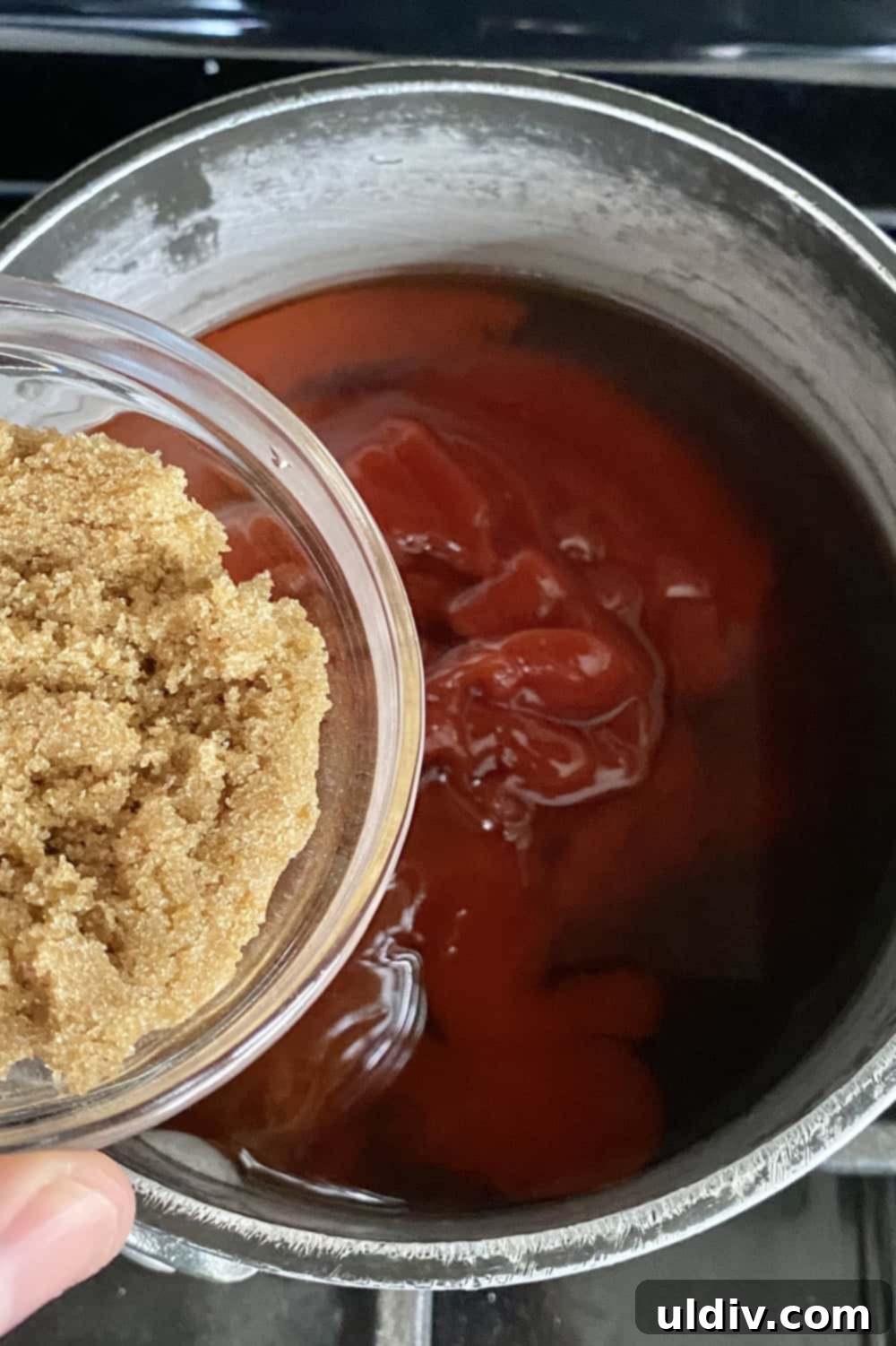 Easy Homemade BBQ Sauce 4 A trio of essential BBQ sauce components: rich ketchup, savory Worcestershire sauce, and sweet brown sugar.