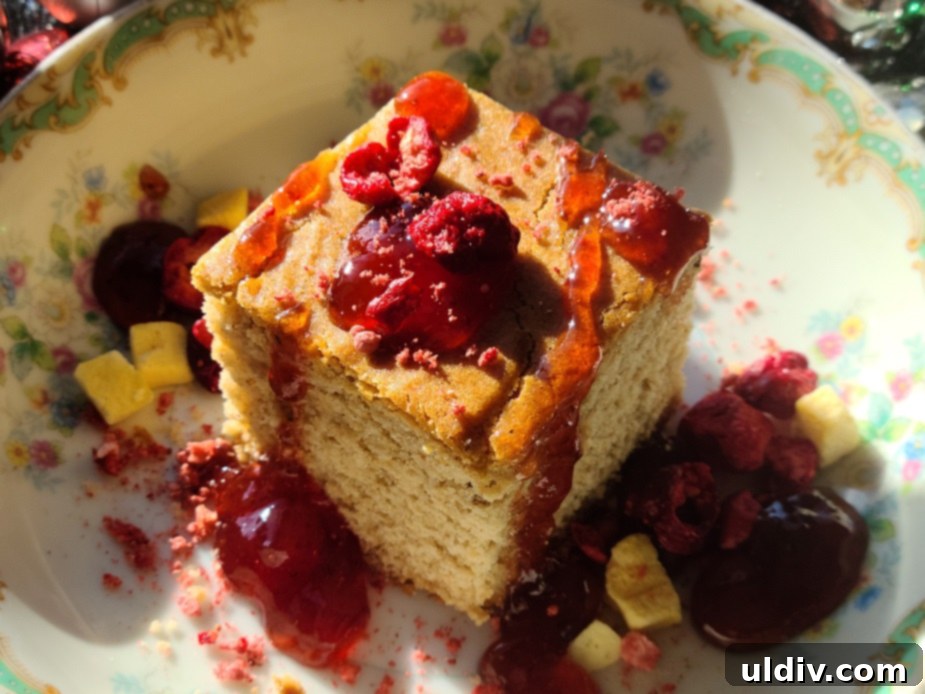 A delicious homemade spice cake, perfectly baked and ready for serving.