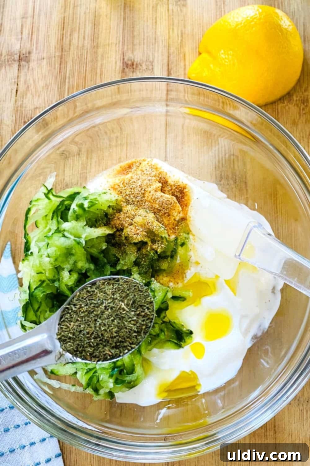 Versatile Easy Tzatziki Sauce 6 adding dill to tzatziki sauce