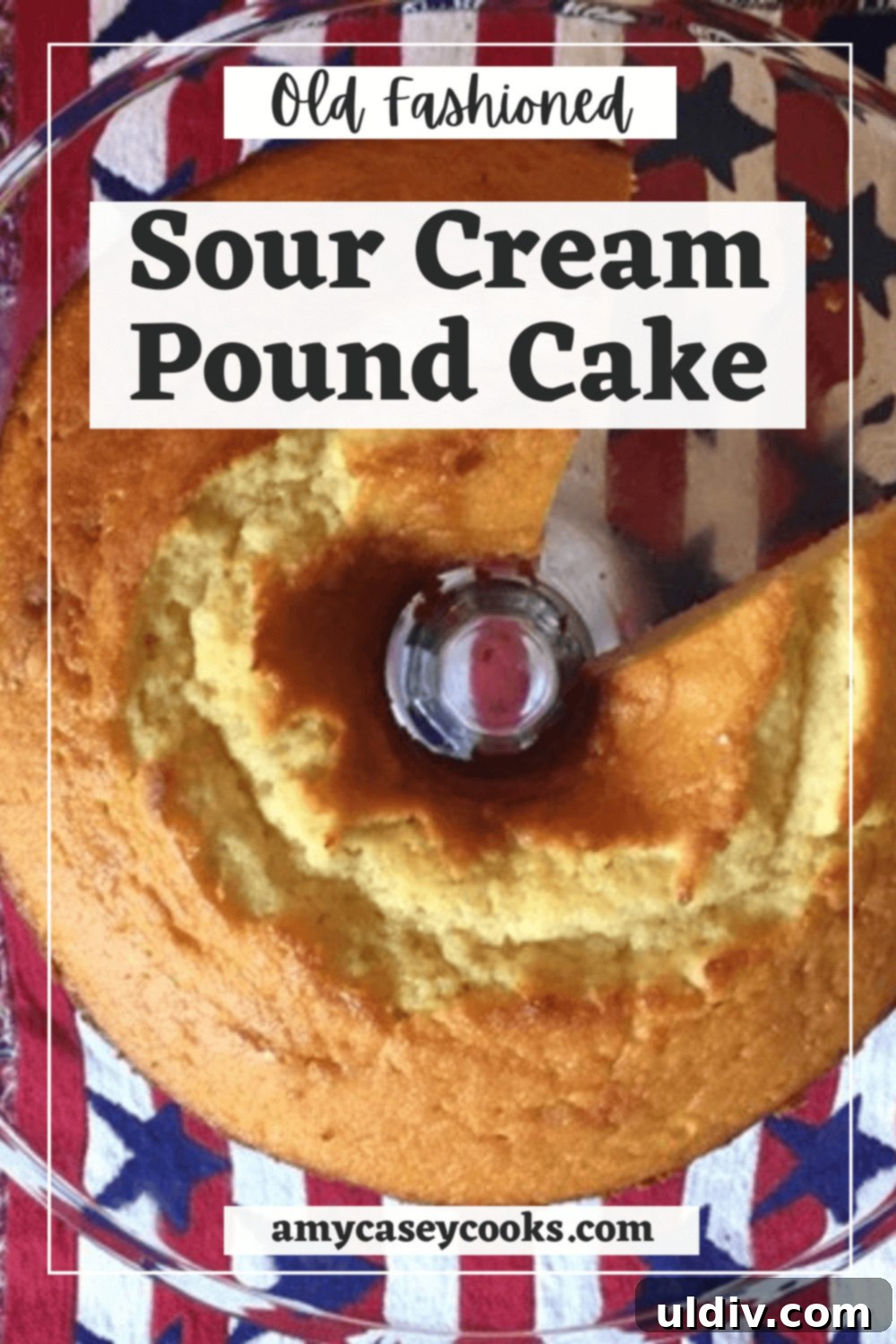 Classic Vanilla Pound Cake 8 A beautiful old-fashioned pound cake with a slice thoughtfully removed.