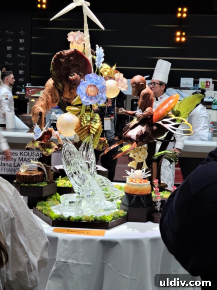 France's innovative and artistic entry to the 2023 World Pastry Cup.
