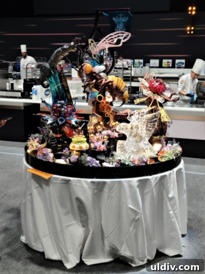 South Korea's beautifully crafted entry at the 2023 World Pastry Cup.