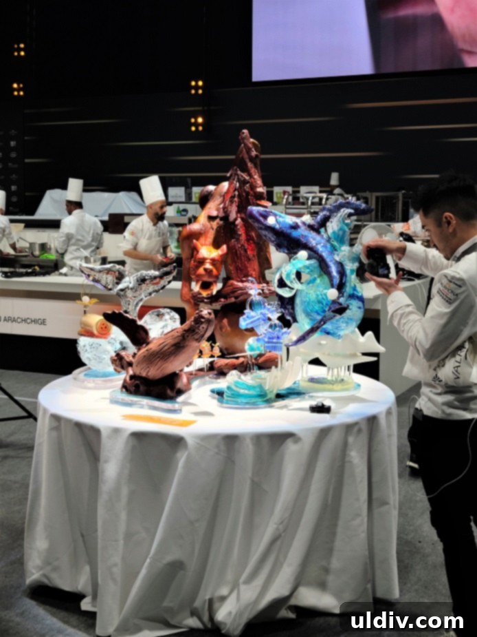 Malaysia's unique and intricate entry at the 2023 World Pastry Cup.