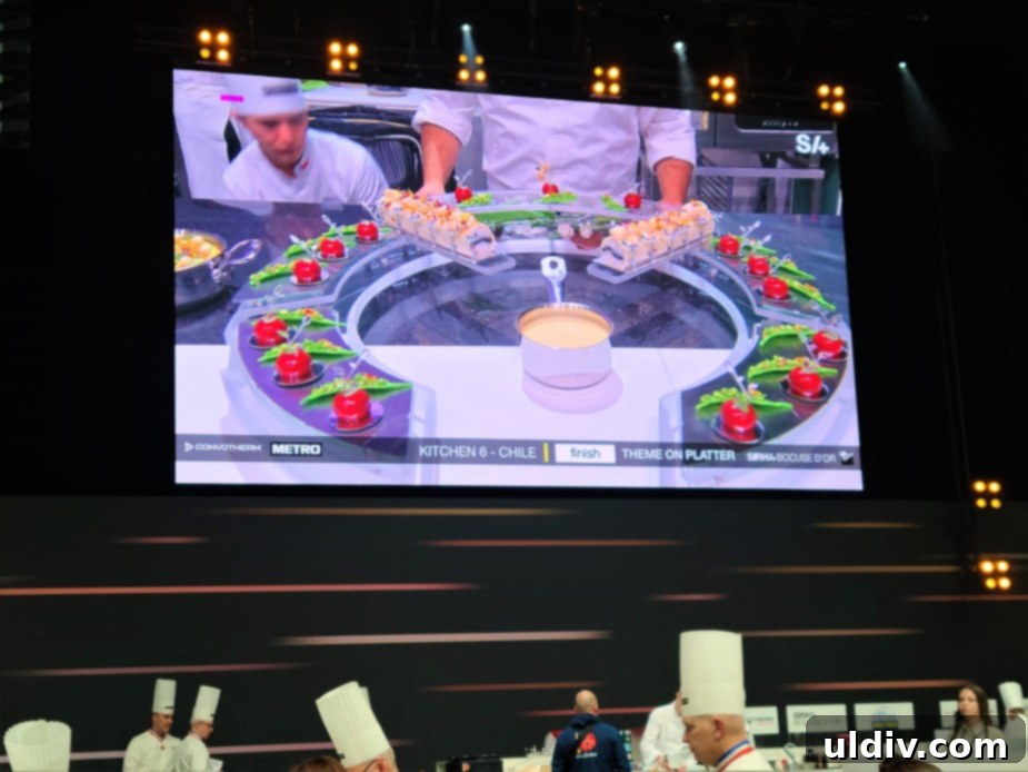 Bocuse d'Or 2023: From Hawaii to France, A Gastronomic Odyssey 11 Chef concentrating on the intricate details of a dish