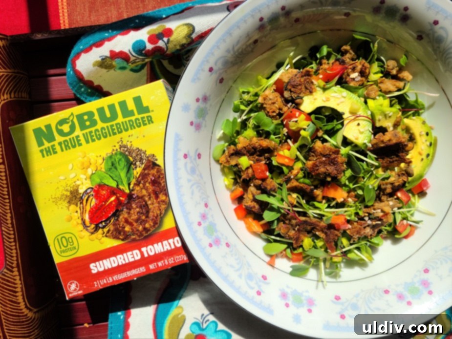 National Nutrition Month Healthy Habits for a Healthy Year 8 Assortment of NoBull Burger patties