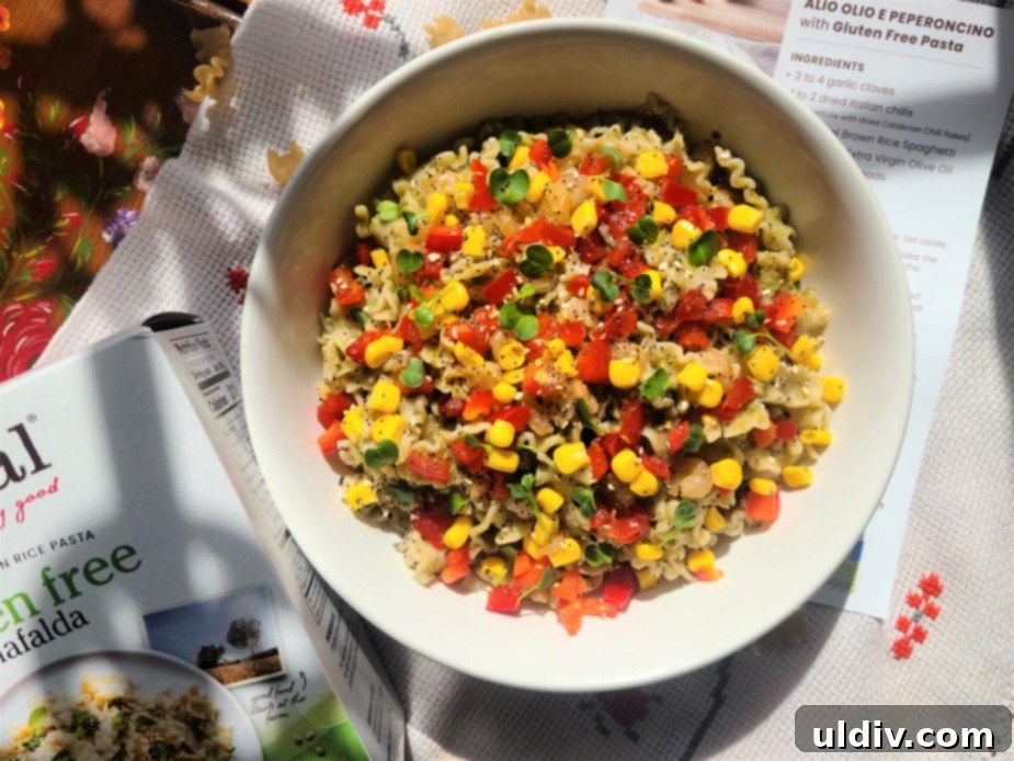 National Nutrition Month Healthy Habits for a Healthy Year 9 Pasta salad made with Jovial Foods pasta
