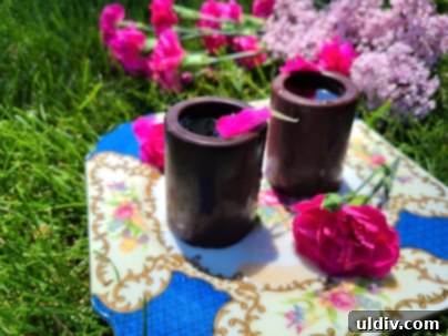 June's Table: Where Light Meets Lavish 16 Homemade Chocolate Shots with Lilac Liqueur