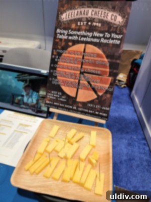 Experiencing and Evaluating the 2023 National Restaurant Association Show 21 An elaborate display of award-winning cheeses, inviting attendees for tasting