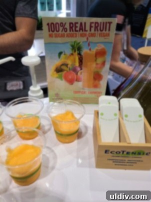 Experiencing and Evaluating the 2023 National Restaurant Association Show 23 A selection of refreshing beverages available for tasting at the show