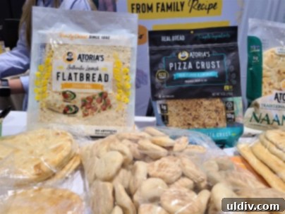 Experiencing and Evaluating the 2023 National Restaurant Association Show 24 Atoria’s Family Bakery artisan flatbreads displayed attractively
