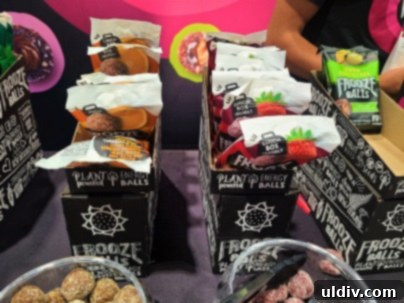 Unwrap Pure Joy: The 2023 Sweet & Snack Spectacle 16 Frooze Balls display