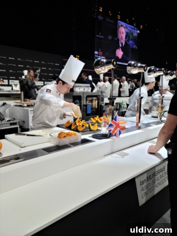 Beyond the Grid An Interview with the ForkYeahFoodies Community 6 The iconic Bocuse d'Or statue, symbolizing excellence in international culinary competition.