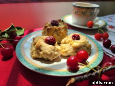 Vişne: Yazın Serinleten Ekşi Lezzeti 11 Delicious sour cherry cheesecake cookies on a cooling rack.