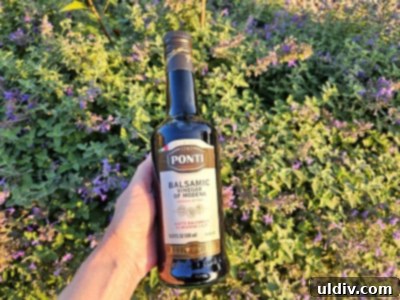 Ponti's authentic Balsamic Vinegar of Modena, a product of centuries-old tradition and meticulous craftsmanship.