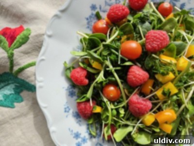 Cultivating Indoor Vegan Microgreens for Year Round Salads 6 Plated vegan microgreen salad with berries
