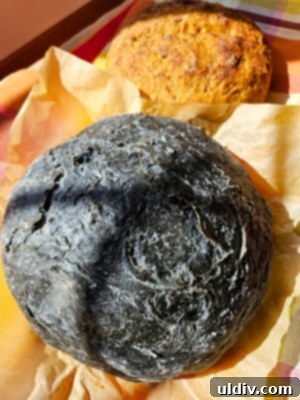 Dark Delights Halloween Activated Charcoal 3 Black activated charcoal boule bread