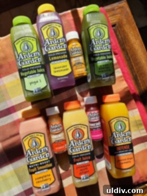 November's Harvest: Recipes, Thanksgiving Stuffing & Seasonal Picks 14 Arden's Garden green juice bottle