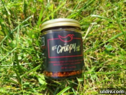 Hot Crispy Oil jar and drizzled on food