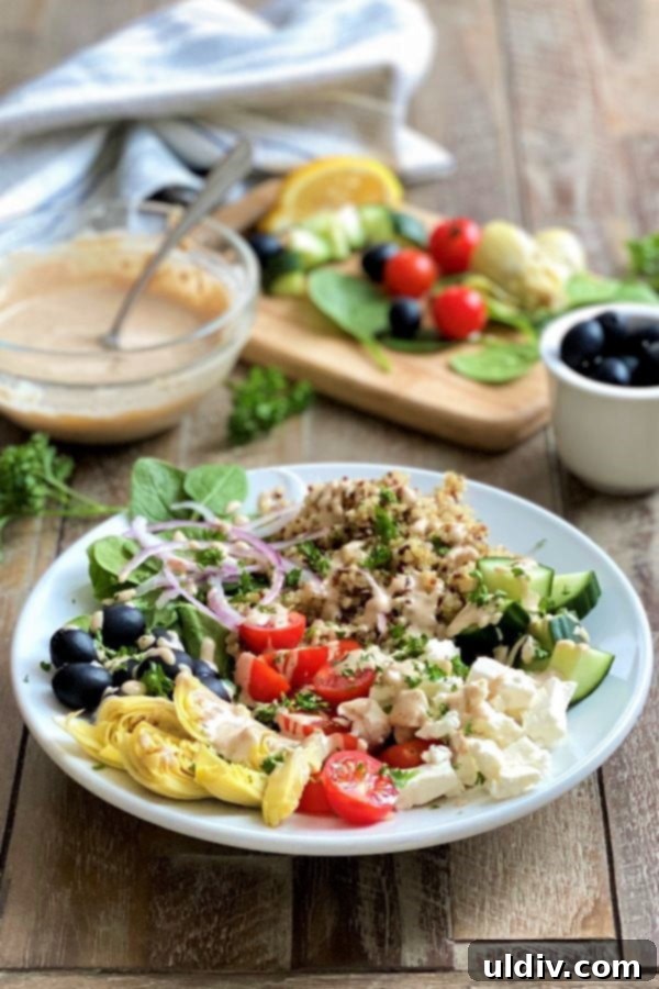 Sun-Kissed Quinoa Bowls Maple Tahini Delight 4 Mediterranean quinoa bowls with vegetables