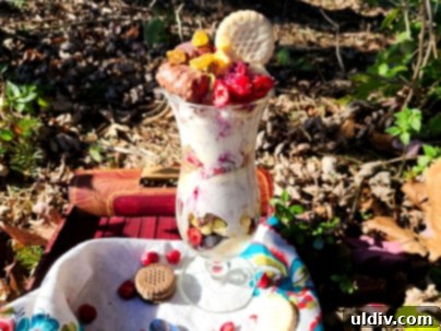 Transform Your Leftovers: Brilliant Bites from Stale Bread & Cake 2023 9 A delightful layered dessert served in a glass, showcasing repurposed cake or cookie crumbs.