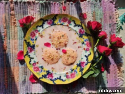 Effortless No Bake Rasmalai Bliss 3 Close-up of freshly prepared rasmalai, showing its creamy texture