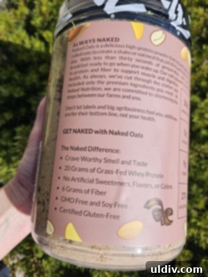 National Nutrition Month 2024: Your Guide to Healthier Living 4 Naked Oats prepared as a shake