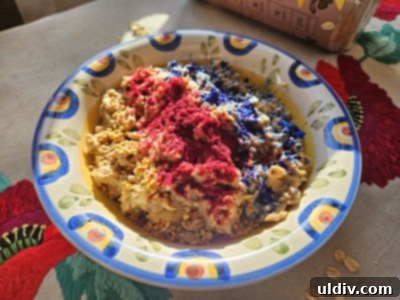 National Nutrition Month 2024: Your Guide to Healthier Living 6 Close-up of oatmeal with colorful toppings
