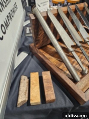 Inspired Home Show 2024 Leading the Sustainable Home Revolution 26 Close-up of STEELPORT knives