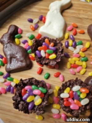 Fannie May Chocolates for a Hoppy Easter 7 Fannie May Easter treats arranged on a decorative board