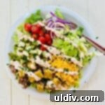 A plate with a low carb Big Mac salad