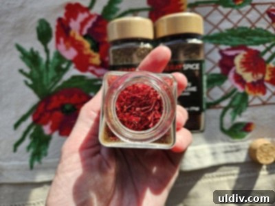 May's Top Product Picks 6 Close-up of Heray Spice saffron threads, illustrating their delicate structure and rich color.