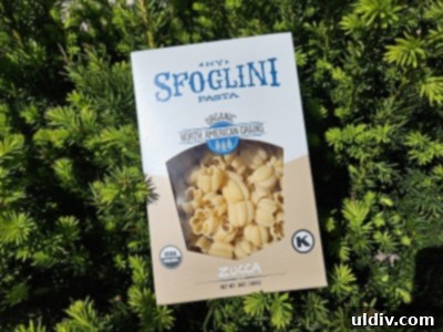Sfoglini Reimagined 3 Close-up of Sfoglini Zucca pasta, showcasing its unique and inviting shape