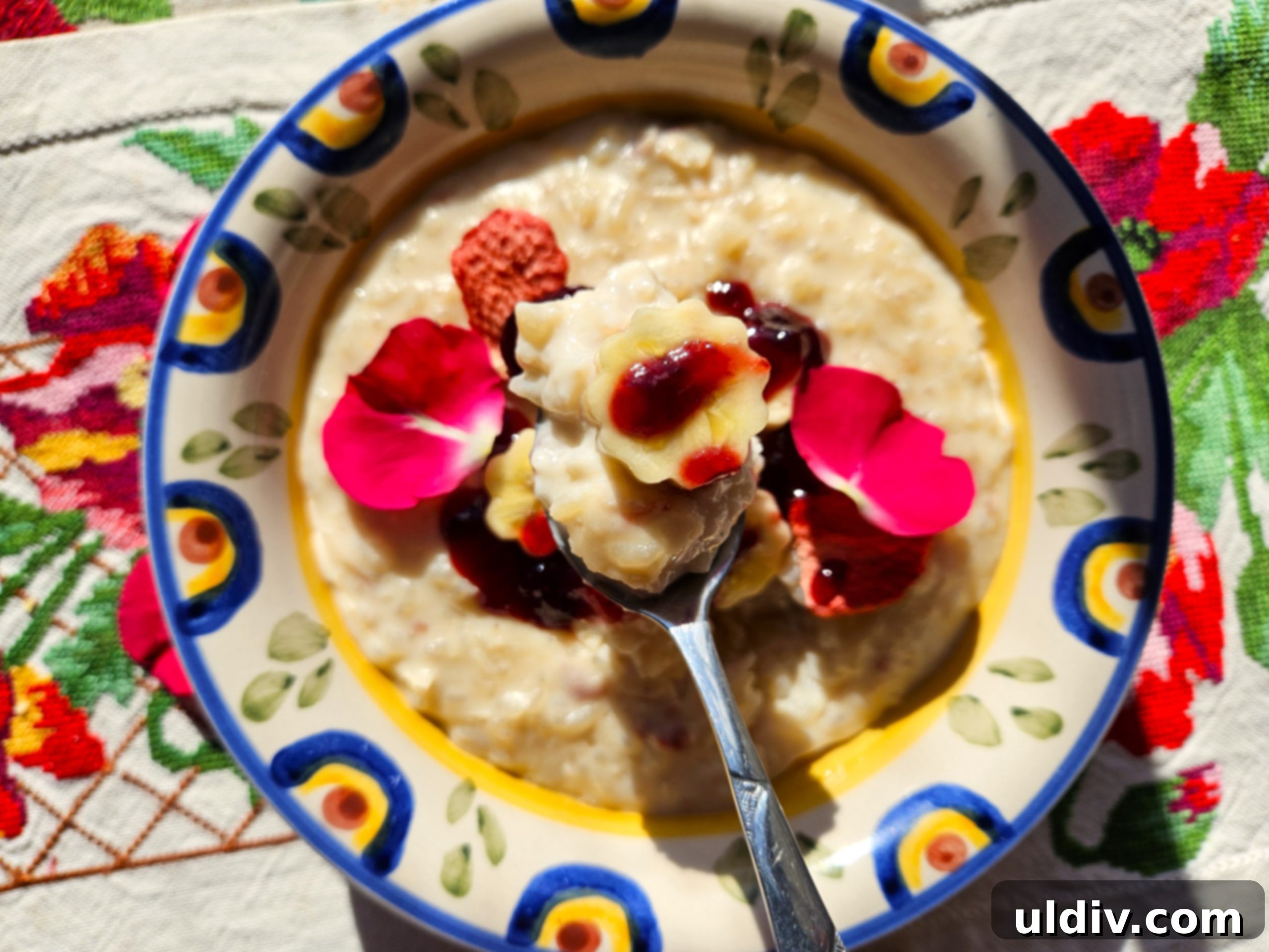 Secrets to Perfect Rice Pudding 2 Creamy Rice Pudding topped with fruit
