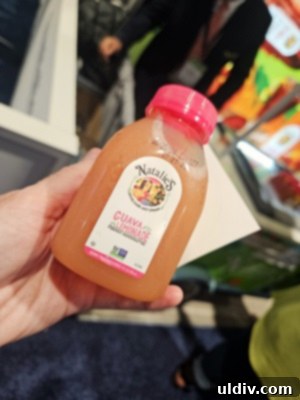 Natalie’s Juice sampling