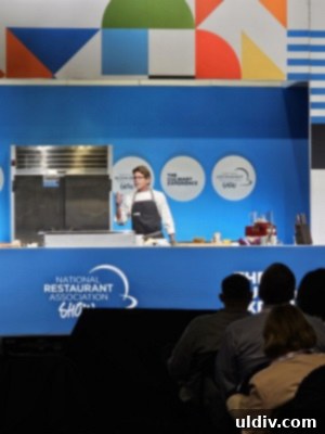 Chef Rick Bayless on stage at this year’s National Restaurant Association Show