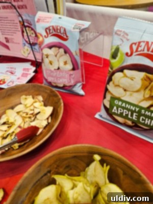 Seneca Apple Chips display