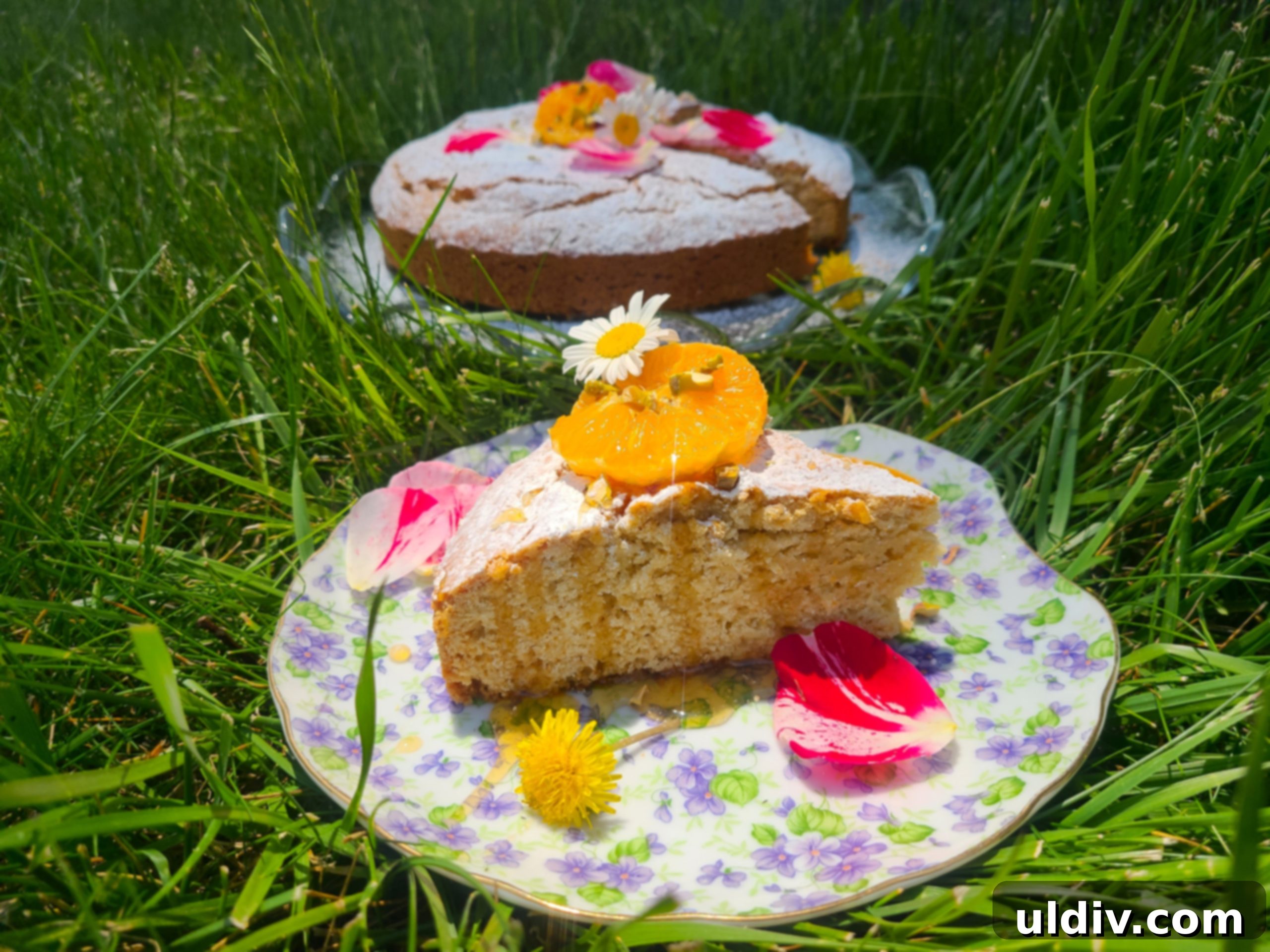 Summer Baking Bliss 2 A beautifully baked spice cake, freshly out of the oven, with a golden-brown crust and a comforting aroma