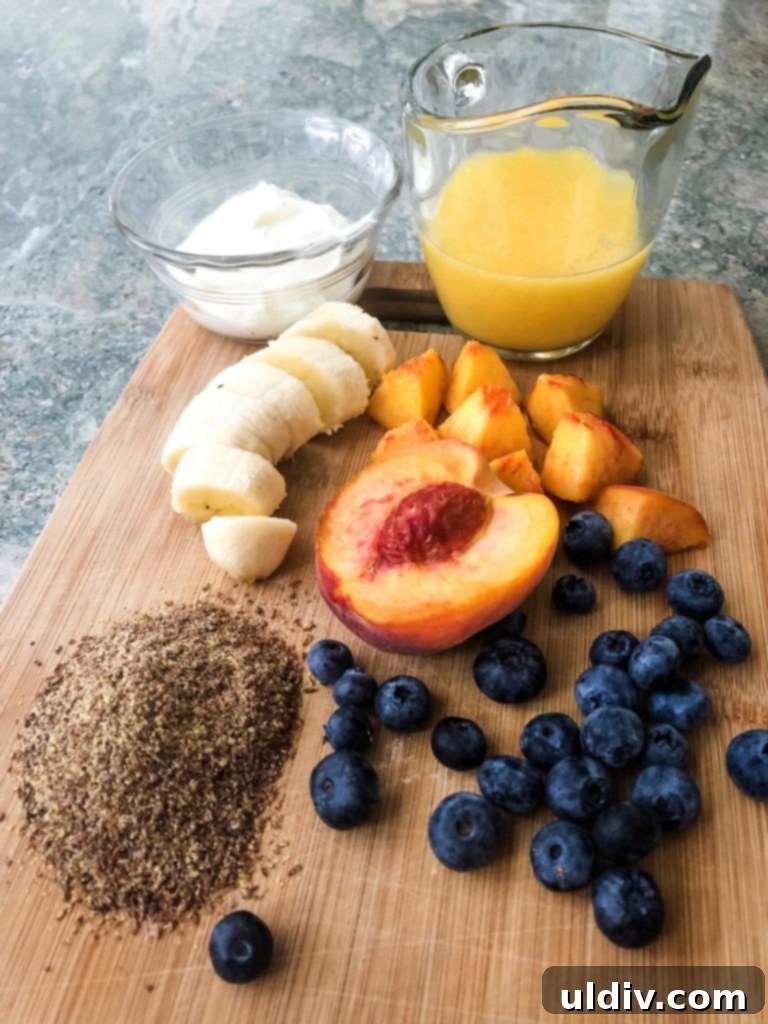 Make-Ahead Fruit and Yogurt Freezer Smoothies 4 freezer smoothie ingredients