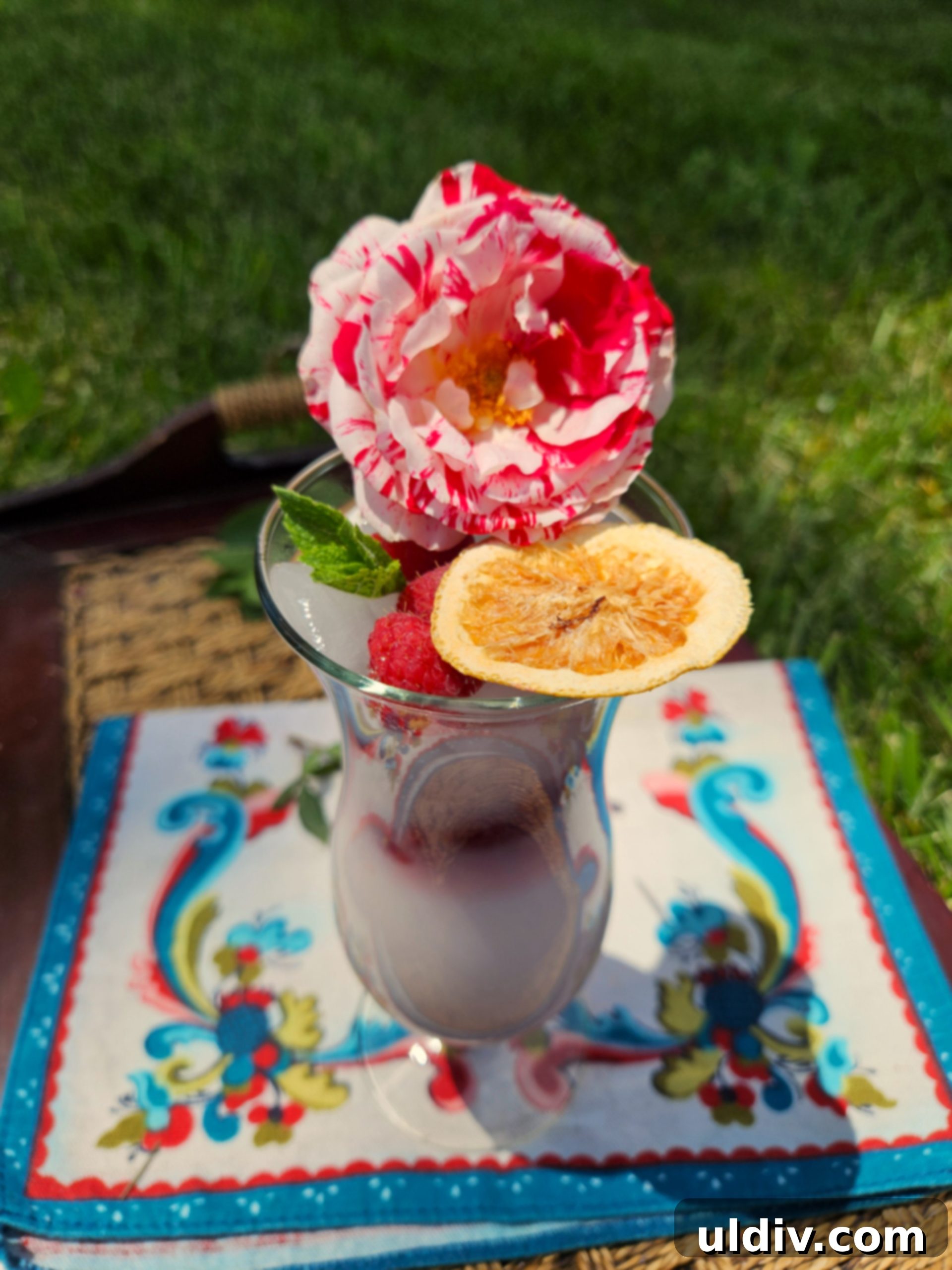 Virgin Piña Bliss 2 A vibrant, refreshing Piña Colada mocktail ready for summer enjoyment, inviting celebration.