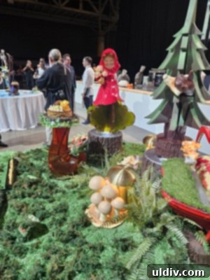 Sugar artistic piece of Little Red Riding Hood