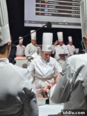 Bocuse d'Or Americas Selection 3 Intense focus during the Bocuse d'Or Americas culinary competition