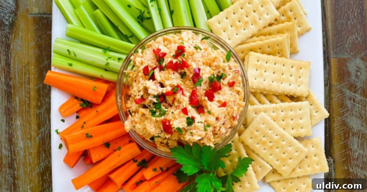 Southern Comfort Homemade Pimento Cheese 11 Homemade pimento cheese with celery, carrots and crackers.