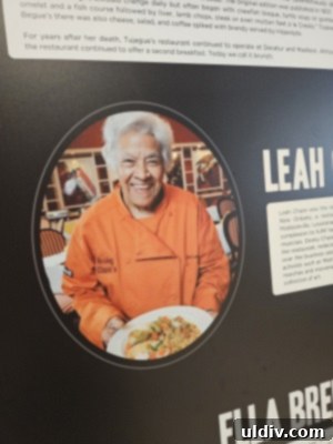 Southern Culinary and Drink Museum 15 Chef Leah Chase's famous uniform on display