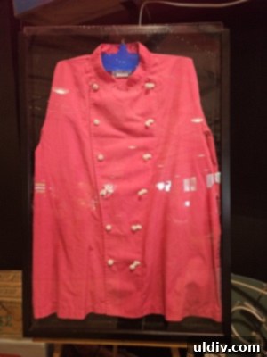 Southern Culinary and Drink Museum 16 Close-up of Chef Leah Chase's uniform