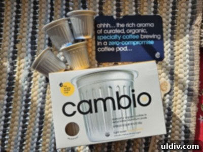 Healthy Bites and Beyond 21 Cambio Roasters coffee brewed in a mug